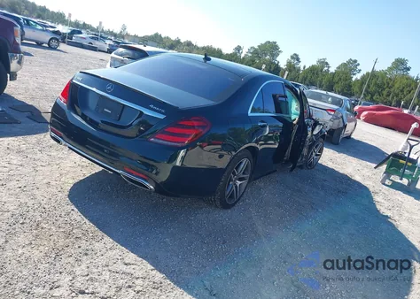 2020 Mercedes-Benz S 560 4Matic из США, поврежденный, VIN W1KUG8GB8LA561862